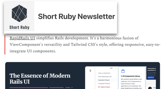 Rails need more UI Components like RapidRails